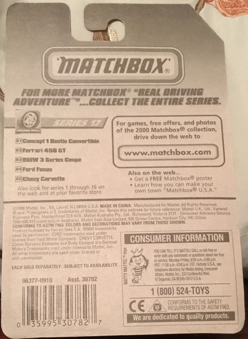 Ferrari 456 GT - Worldwide Wheels toy car collectible - Main Image 2