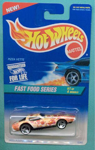 Pizza Vette - Fast Food Series toy car collectible - Main Image 1