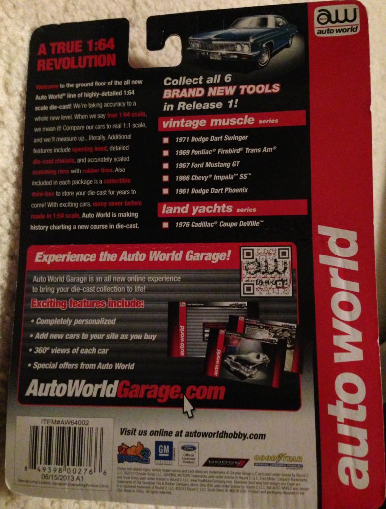 AW Auto World - Vintage Muscle toy car collectible - Main Image 2