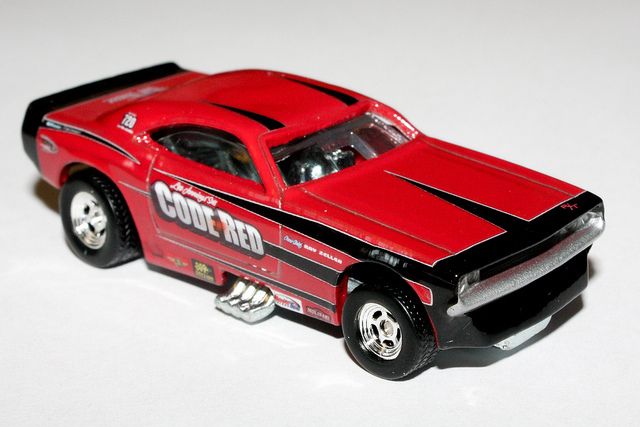 ’70 Dodge Challenger F/C - Code Red - 2010 Drag Strip Demons Series 2/25 toy car collectible - Main Image 1