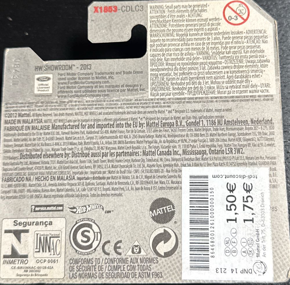 65 Mustang 2+2 Fastback - HW Showroom toy car collectible - Main Image 2