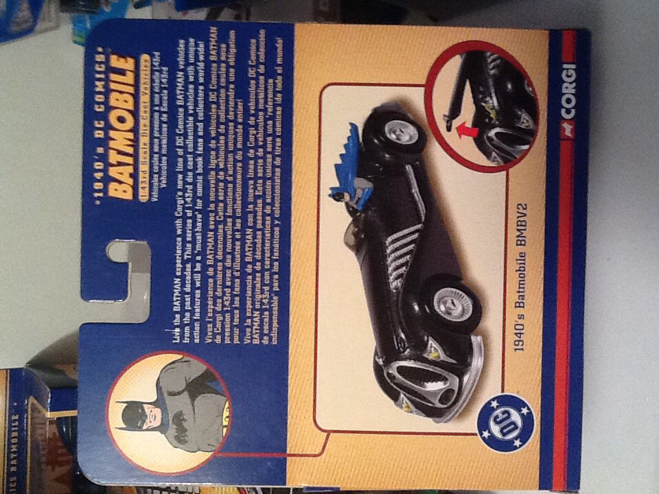 1940’s Batmobile  toy car collectible - Main Image 2
