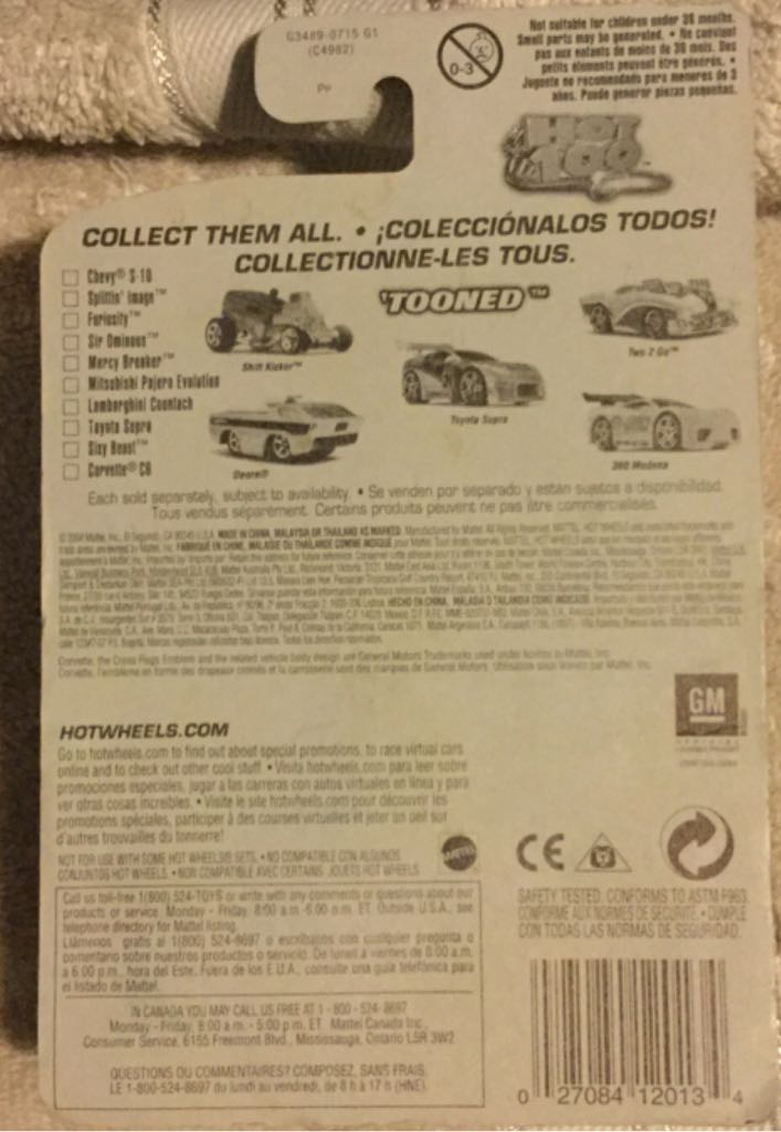 ‘Tooned 1963 Corvette - 2004 First Editions toy car collectible - Main Image 2