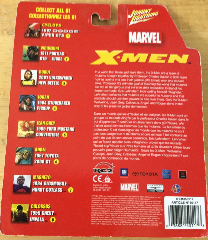 Johnny Lightning X Men Viper  toy car collectible - Main Image 2