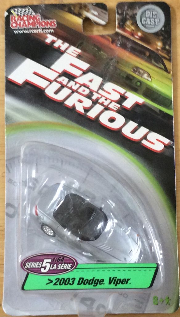 1996 Dodge Viper RT/10 - The Fast And The Furious toy car collectible - Main Image 1