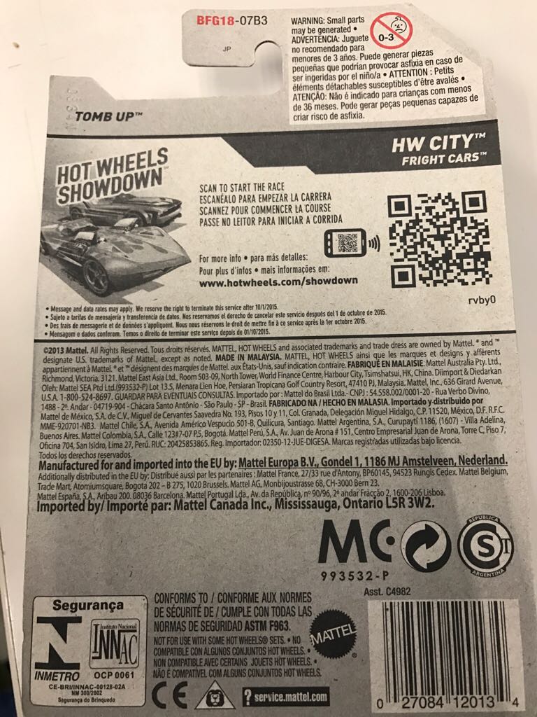 Tomb Up - 2014 Hw City toy car collectible - Main Image 2