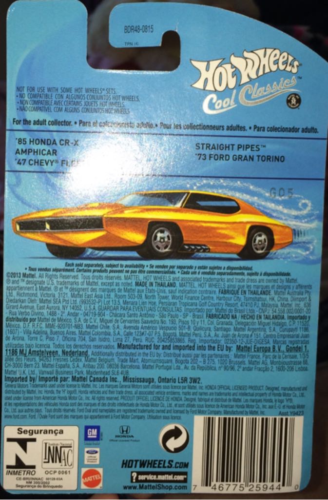 ’73 Ford Gran Torino - Cool Classics - Cool Classics toy car collectible - Main Image 2