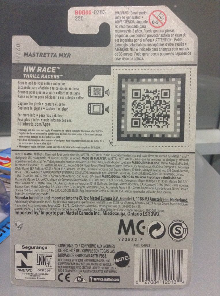 Mastretta MXR - ’13 HW Race toy car collectible - Main Image 2