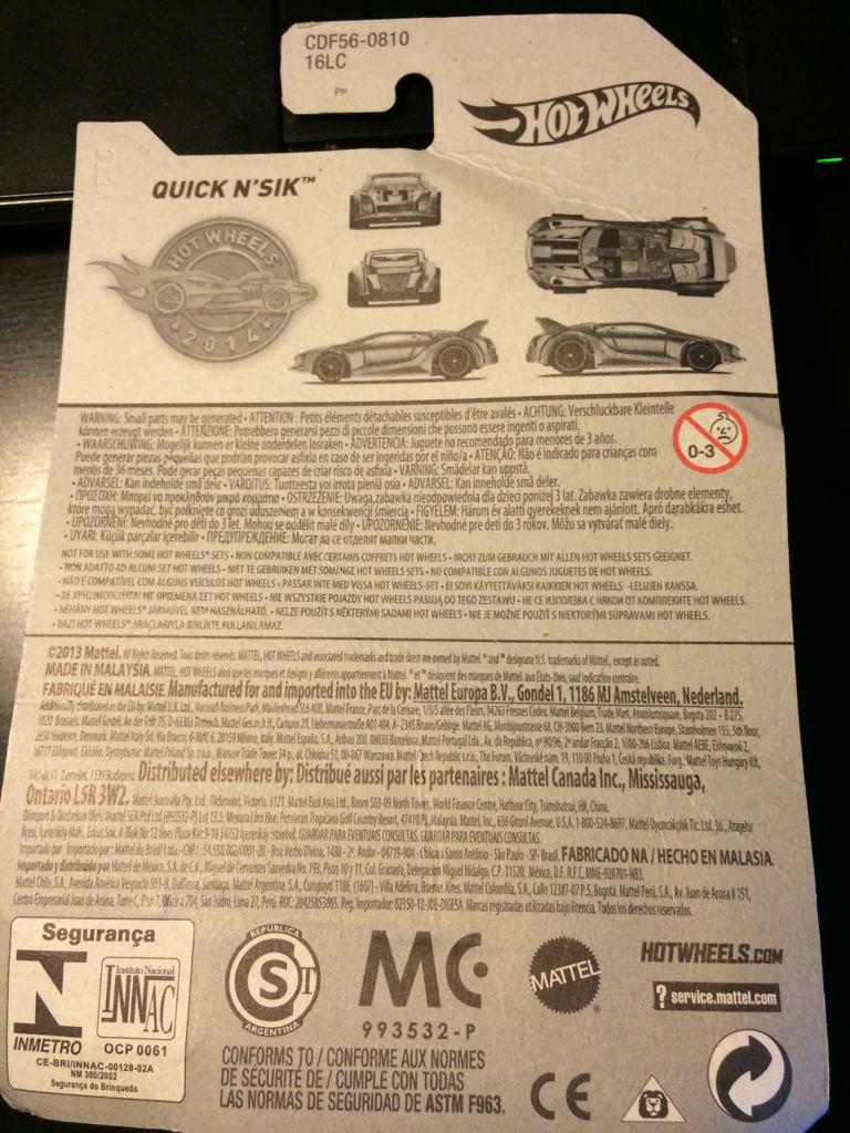 Quick N’ Sik - Team Hot Wheels toy car collectible - Main Image 2