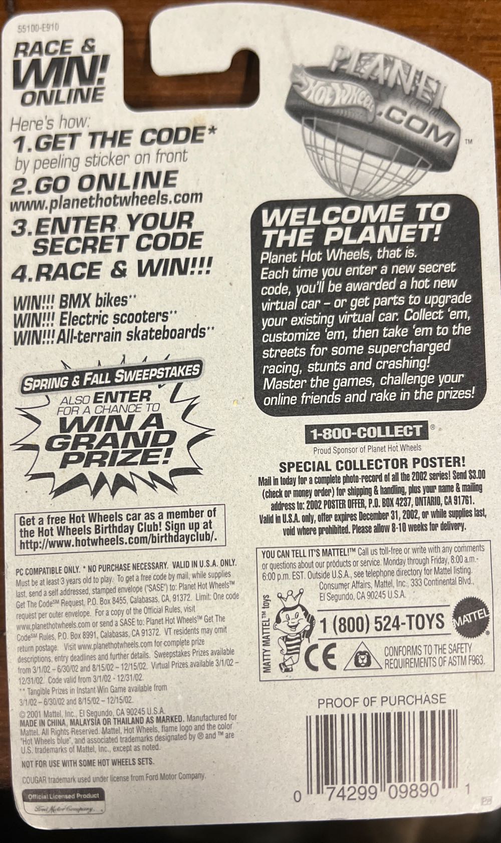 ’68 Cougar  toy car collectible - Main Image 3