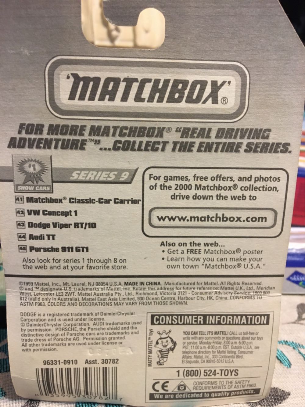 Audi TT - Show Cars Series 9 toy car collectible - Main Image 2