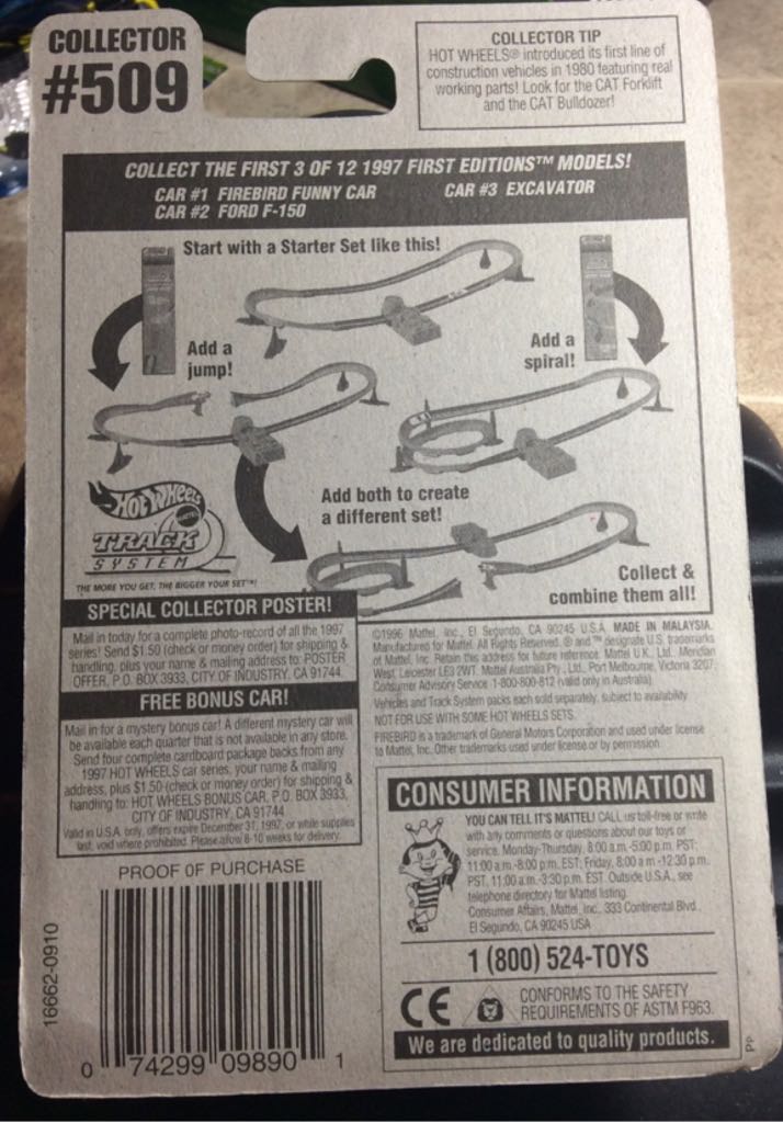 1/12 Firebird Funny Car - 1997 - HW First Editions™️ toy car collectible - Main Image 2