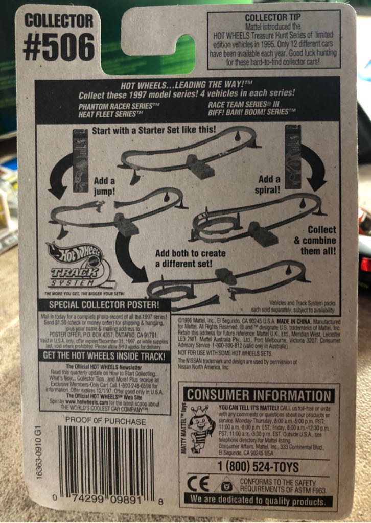 Hot Wheels: Nissan 300ZX - Nissan Series toy car collectible - Main Image 2