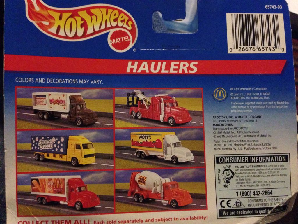 HW Long Haulers - Haulers toy car collectible - Main Image 2