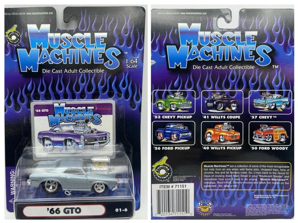 ‘66 GTO - Muscle Machines™️ toy car collectible - Main Image 4