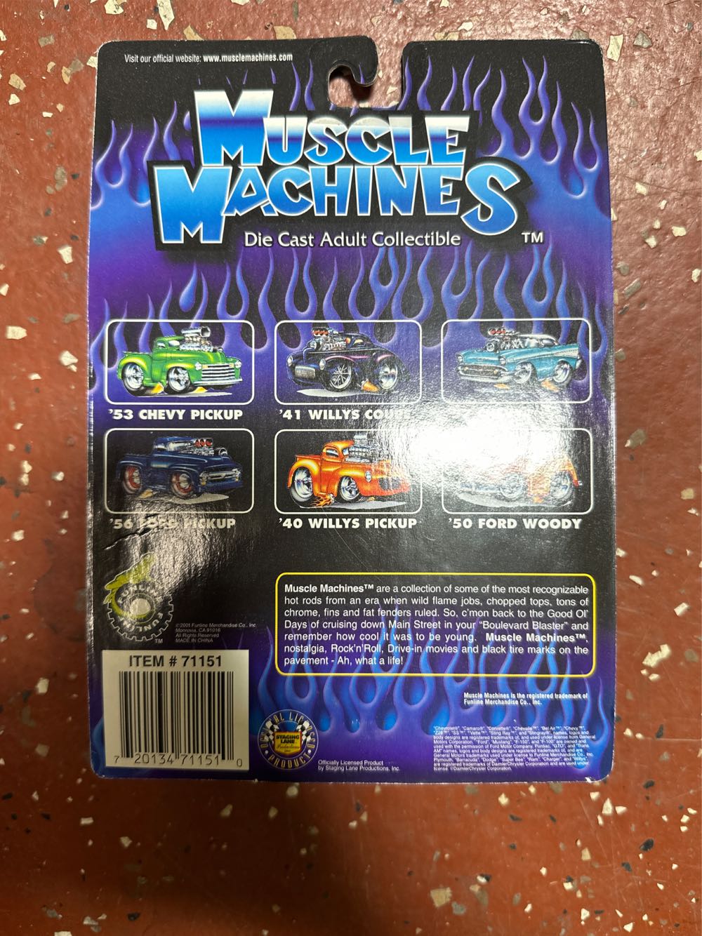 ‘69 Camaro Muscle Machines  toy car collectible - Main Image 3