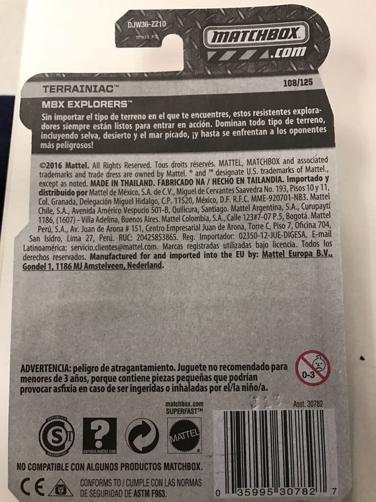 Terrainiac - Matchbox 2016 toy car collectible - Main Image 2