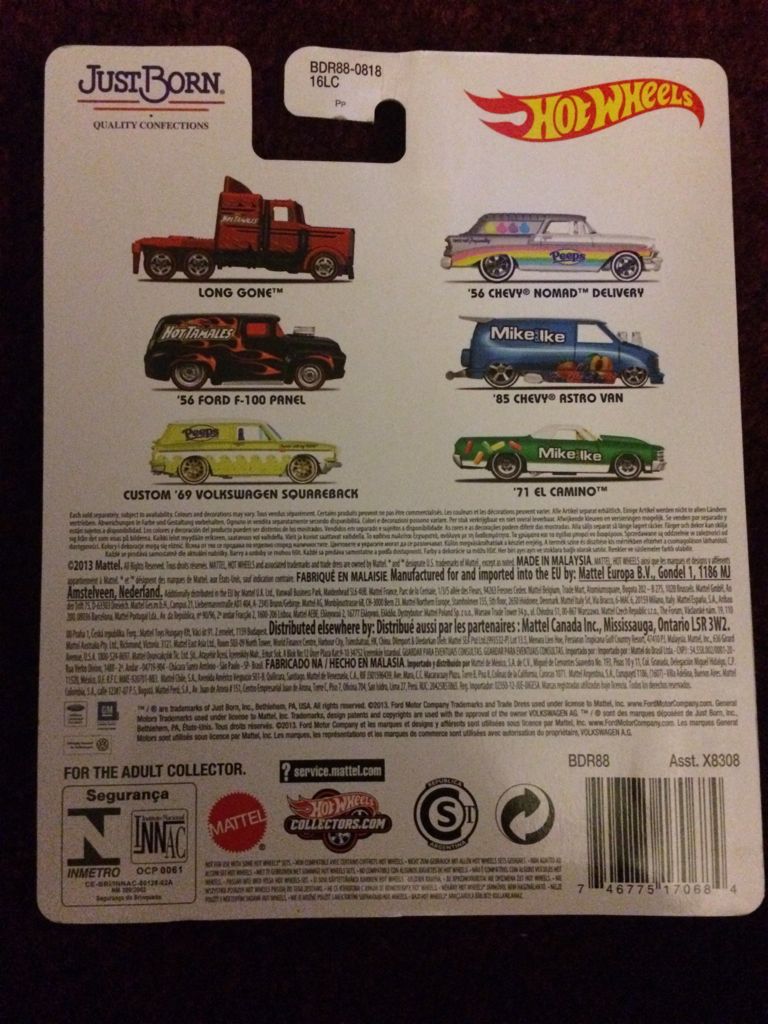 El Camino 1971 Mike And Ike - Nostalgia - Just Born toy car collectible - Main Image 2