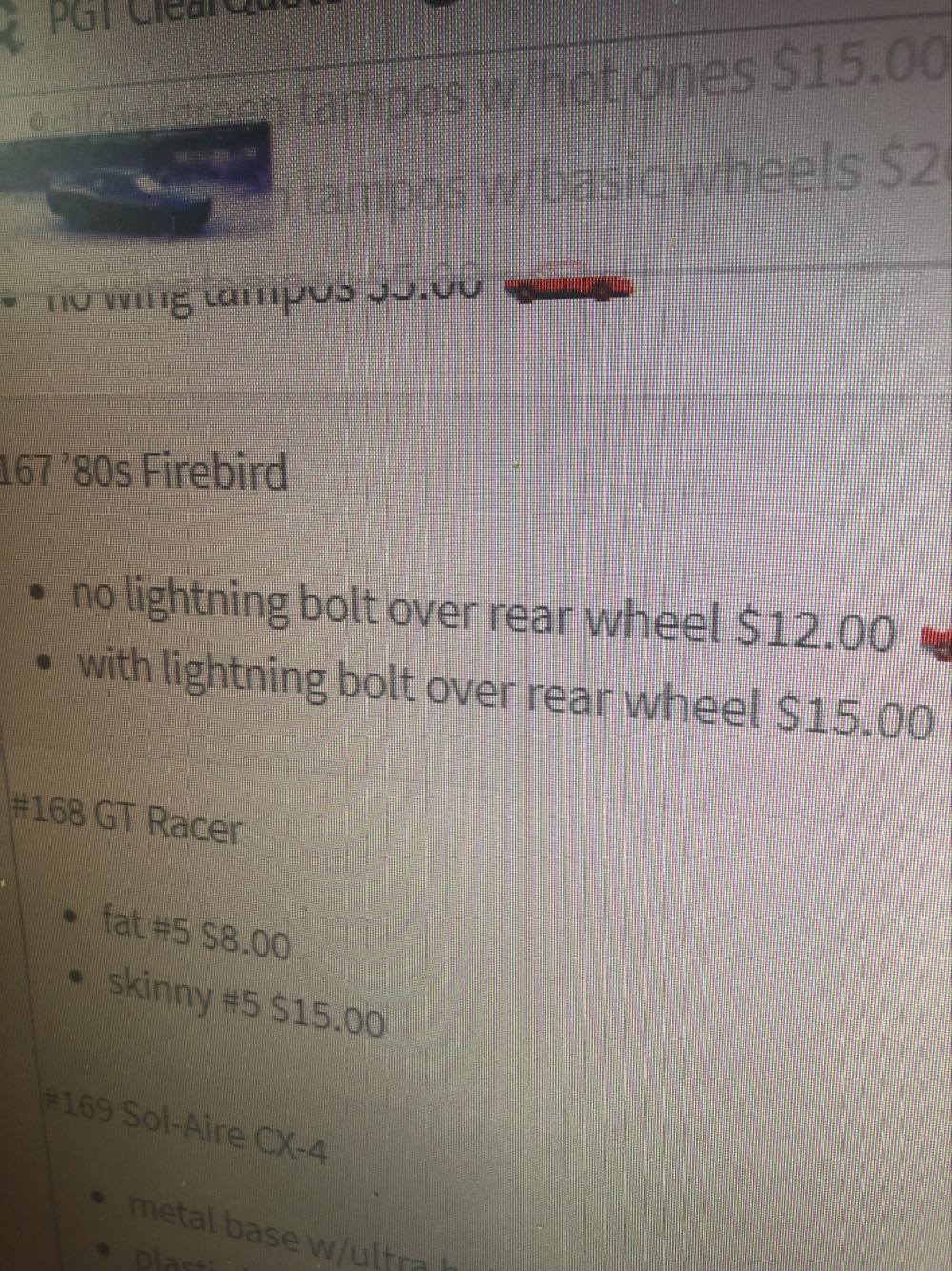 80s Firebird  toy car collectible - Main Image 3