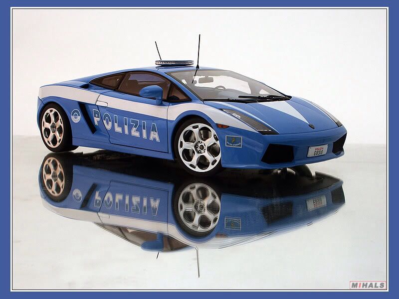 Lamborghini Gallardo Polizia Stradale - Police Division toy car collectible - Main Image 2