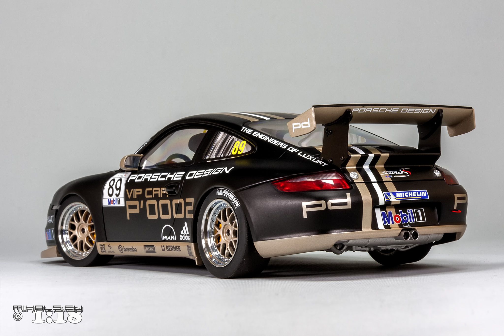 Porsche 997 GT3 Cup P’0002 - Racing Division toy car collectible - Main Image 2
