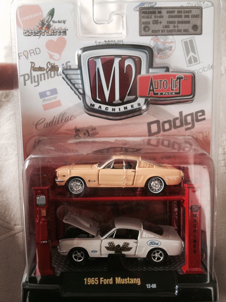 1965 Ford Mustang - JL Black With Flames toy car collectible - Main Image 1
