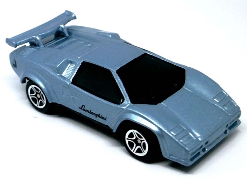 Lamborghini Countach LP 500 S - Blue Silver toy car collectible - Main Image 2