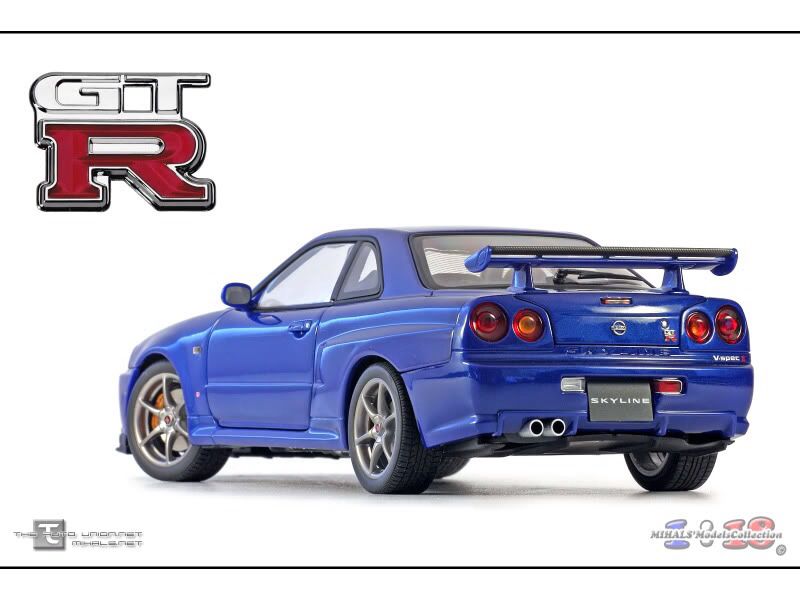 Nissan R34 GT-R Skyline - Millennium Edition toy car collectible - Main Image 2