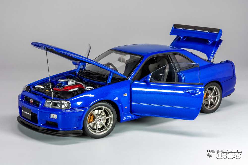 Nissan R34 GT-R Skyline - Millennium Edition toy car collectible - Main Image 3