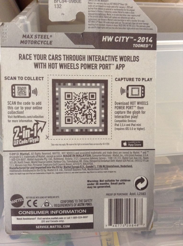 Hot Wheels - HW City - 2014 Tooned I toy car collectible - Main Image 2