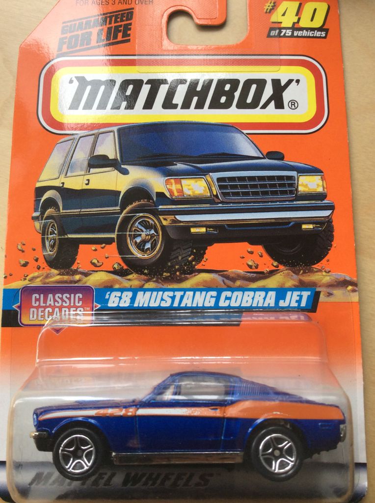 ‘68 Mustang Cobra Jet - First Editions toy car collectible - Main Image 1
