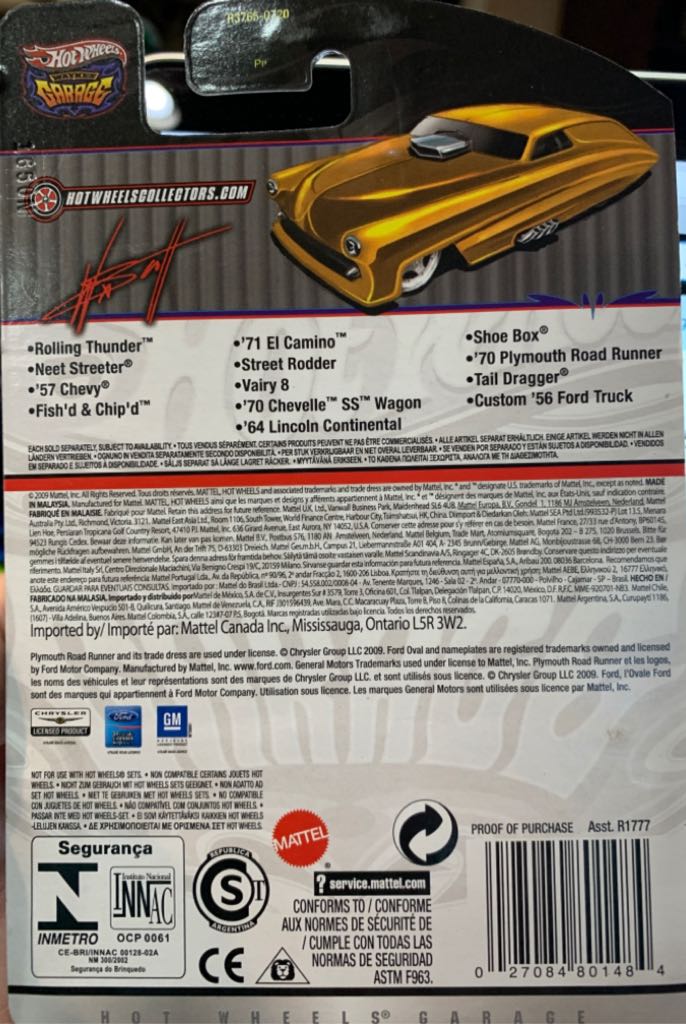 Rolling Thunder - 2010 HW Wayne’s Garage toy car collectible - Main Image 2