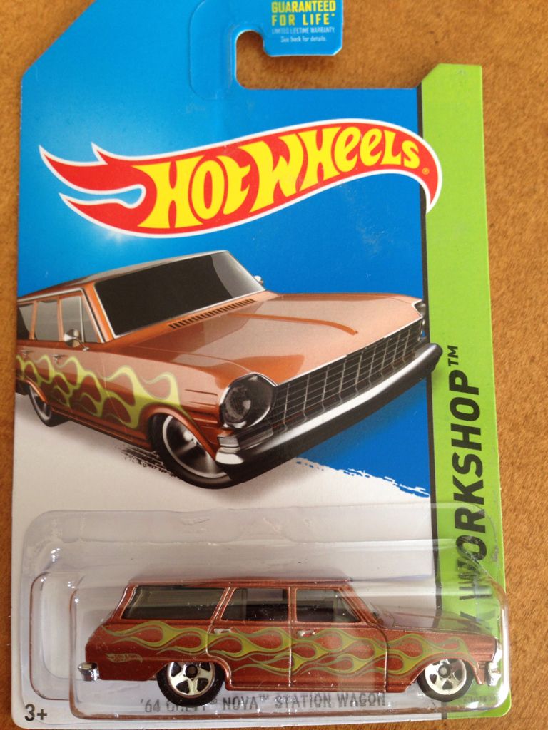 ’64 Chevy Nova Station Wagon - HW WORKSHOP toy car collectible - Main Image 1