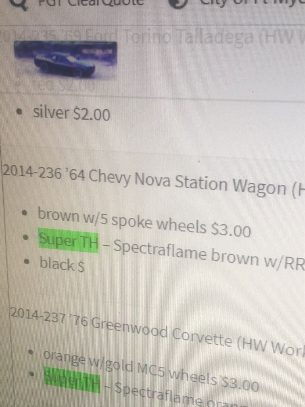 ’64 Chevy Nova Station Wagon - HW WORKSHOP toy car collectible - Main Image 3