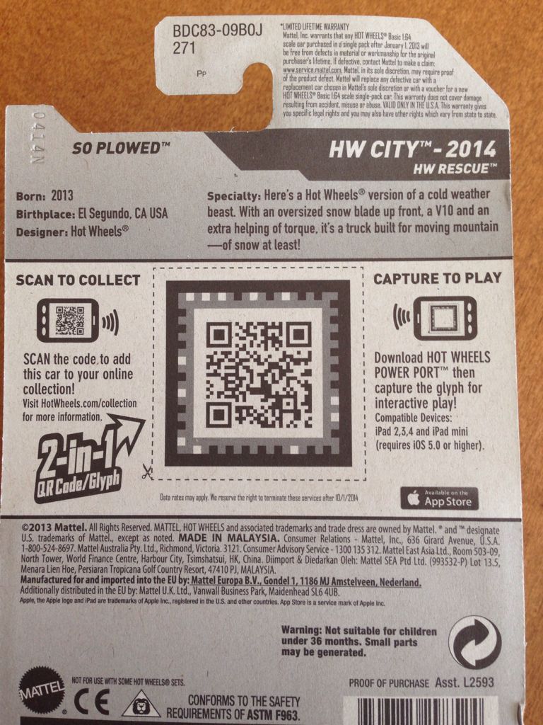 So Plowed - HW City - Rescue toy car collectible - Main Image 2