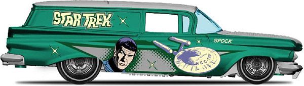 Spock - ’59 Chevy Delivery - 2014 Star Trek Series toy car collectible - Main Image 2