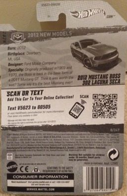 Hot Wheels - 2012 New Models - 2012 New Models toy car collectible - Main Image 2