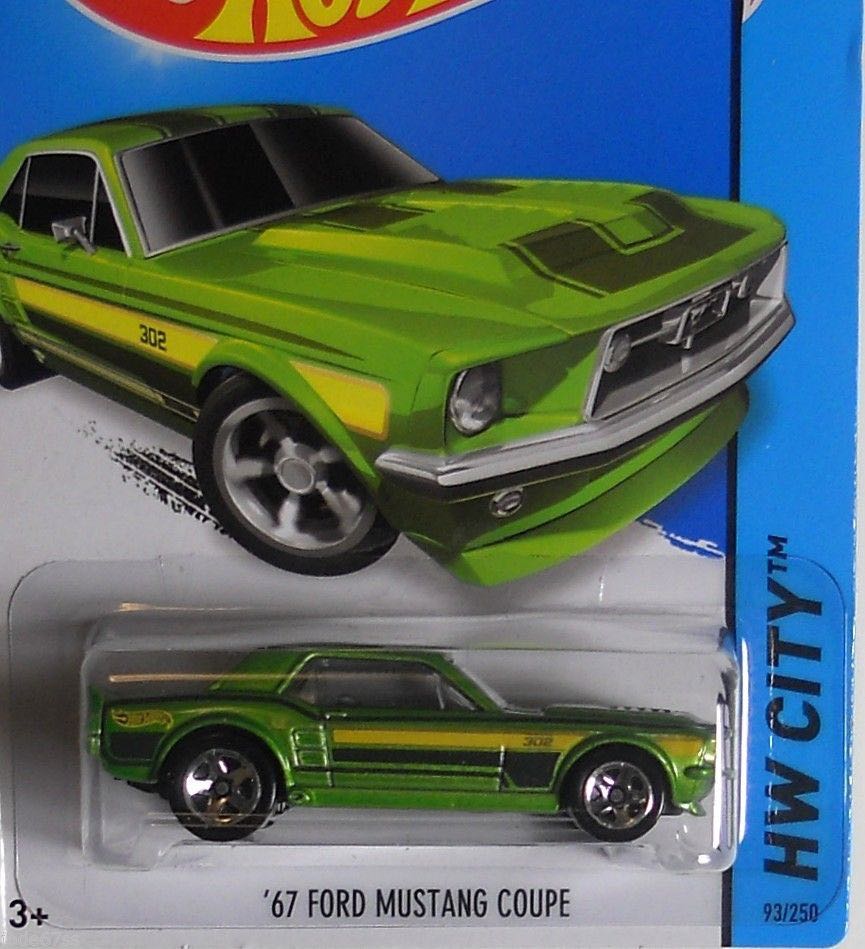 67 Ford Mustang Coupe - HW City - 2014 Mustang 50th toy car collectible - Main Image 2