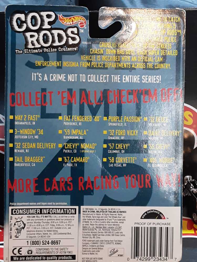 Dairy Delivery - Cop Rods toy car collectible - Main Image 2