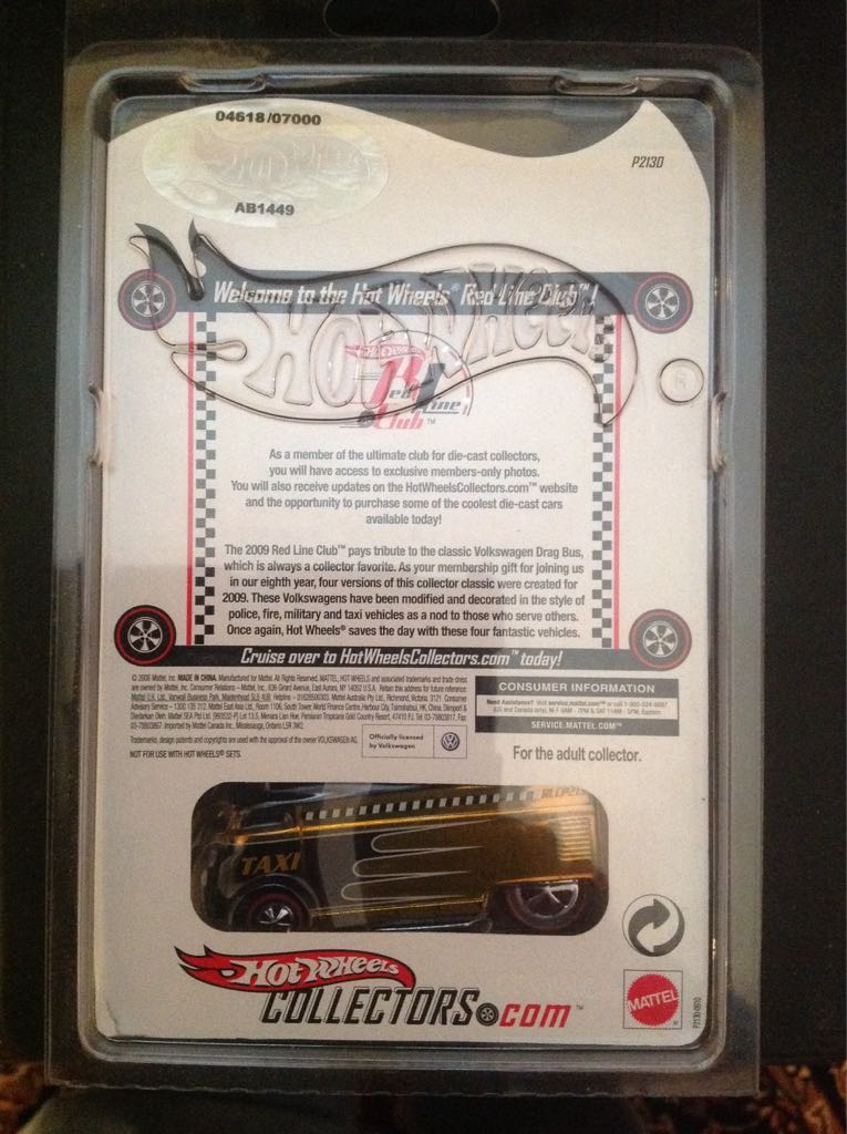 Volkswagen Drag Bus - 2009 Club Car toy car collectible - Main Image 2