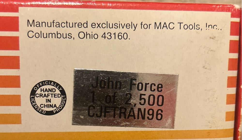 MAC Tools Racing: John Force Transporter  toy car collectible - Main Image 3