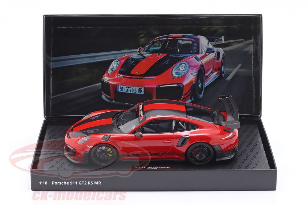 2019 Porsche 911 991.2 GT2 RS MR Manthey Racing Minichamps Lars Kern - Minichamps 1:18 toy car collectible - Main Image 2