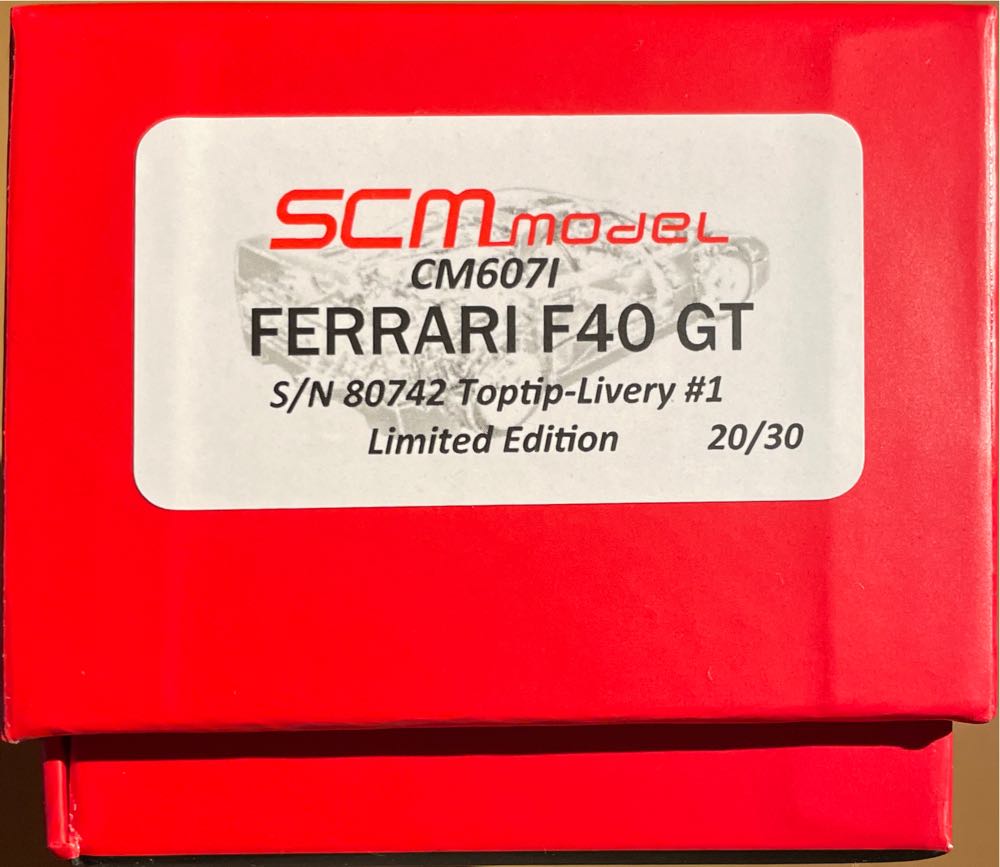 Ferrari F40 GT - SCM MODEL toy car collectible - Main Image 4