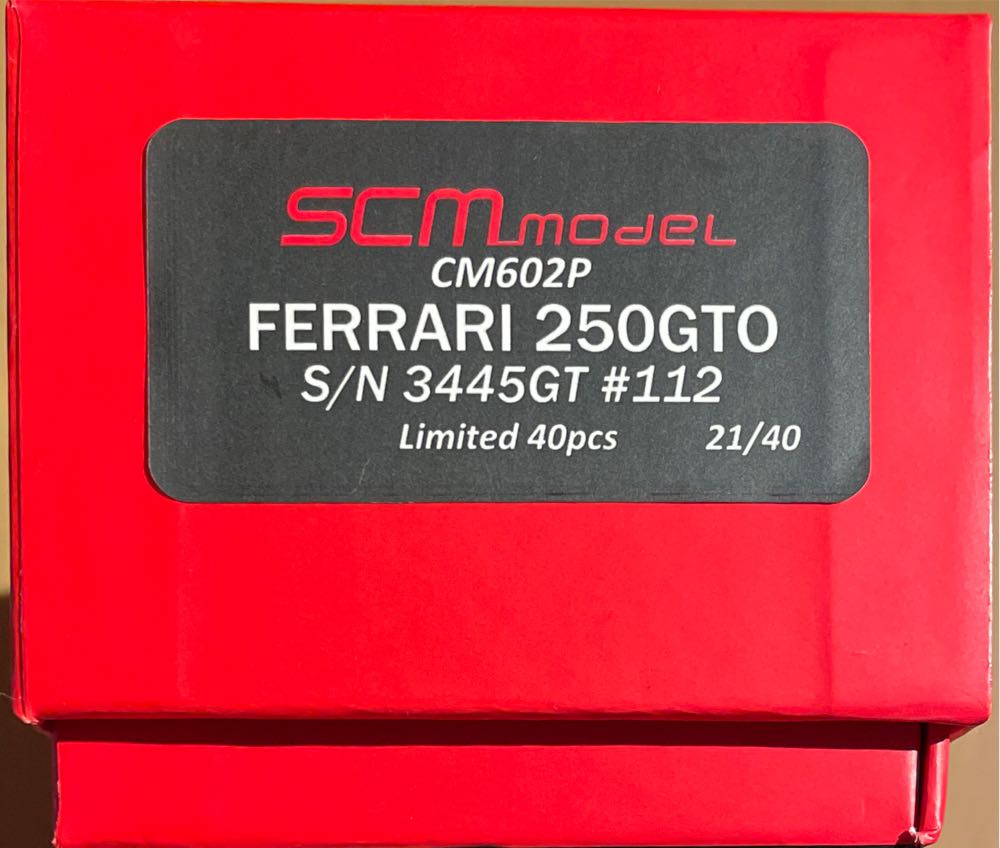 Ferrari 250 GTO #112 - SCM MODEL toy car collectible - Main Image 4
