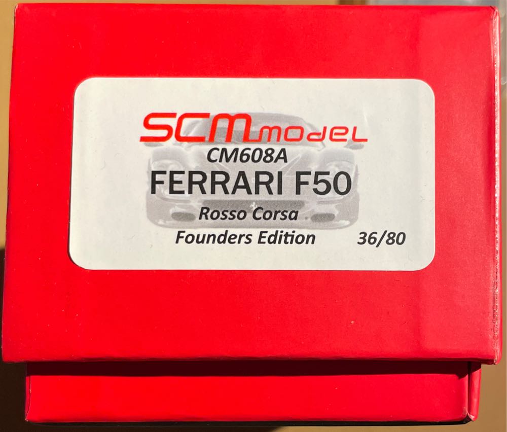 Ferrari F50 Founders Edition - SCM MODEL toy car collectible - Main Image 4
