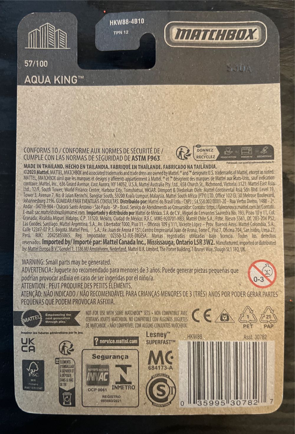 Aqua King - 2023-MATCHBOX toy car collectible - Main Image 2