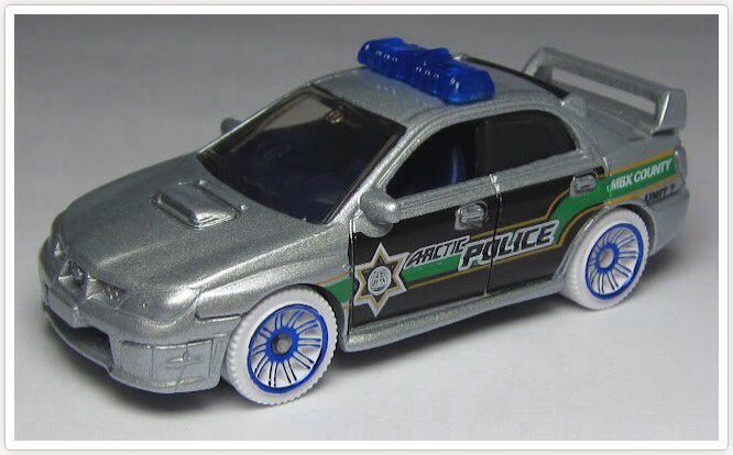Subaru Impreza Police - MBX Arctic toy car collectible - Main Image 2