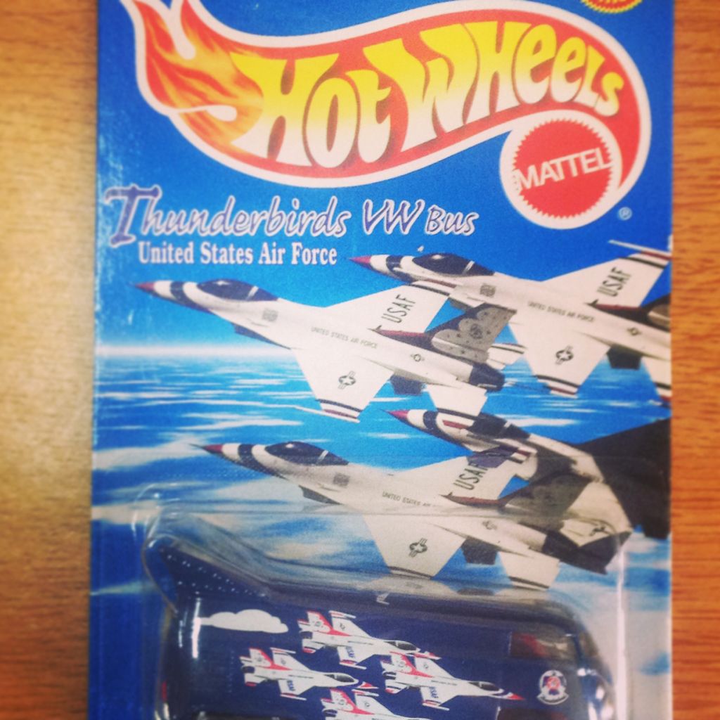Hot Wheels Volkswagen Drag Bus Thunder Birds USAF - Thunder Birds USAF toy car collectible - Main Image 1