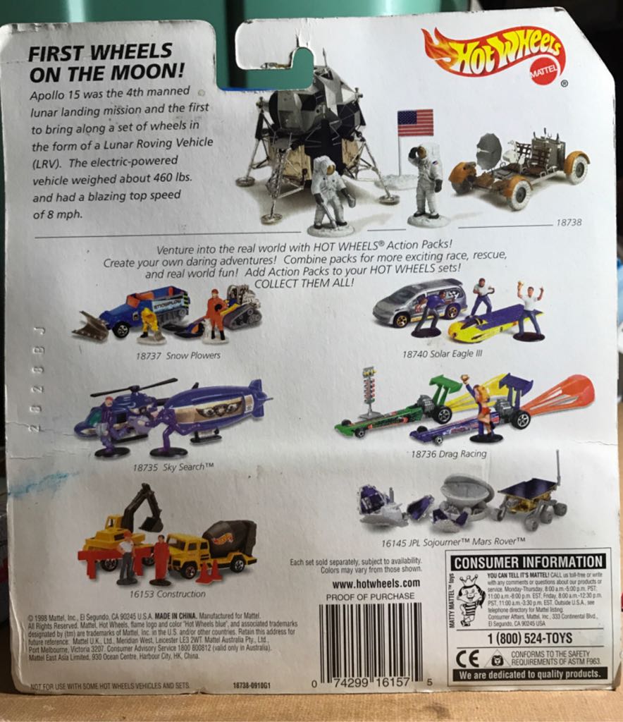 Apollo Mission Action Pack - Action Packs toy car collectible - Main Image 2