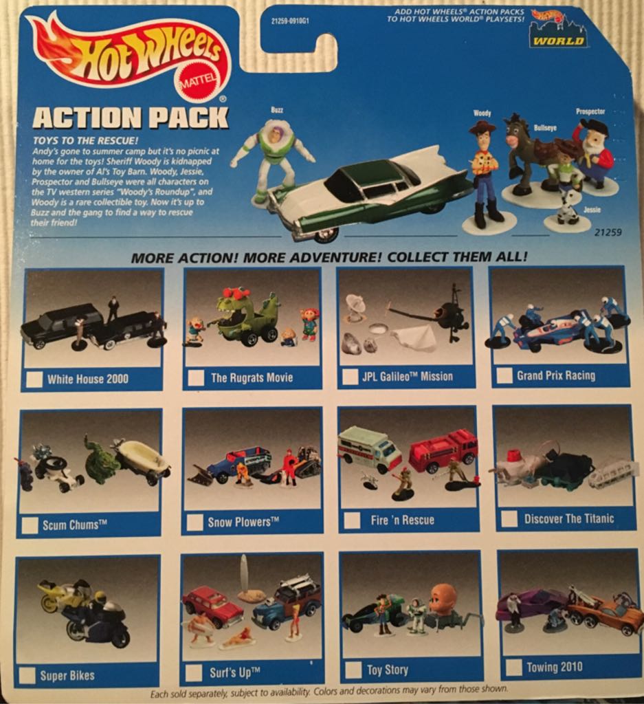 Toy Story 2 - Action Packs toy car collectible - Main Image 2